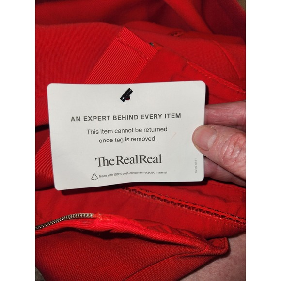 NICHOLAS Red Halter Neck Keyhole Maxi Dress Ladder Stitch Detail Formal Gown 4 - Picture 12 of 13